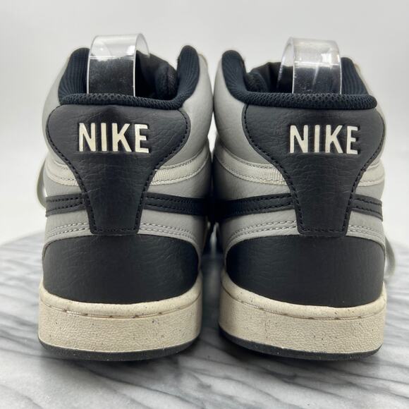 Nike Mens 7.5 Shoes Multi Court Vision Mid Basketball Light Smoke DN3577-002 - Picture 5 of 13